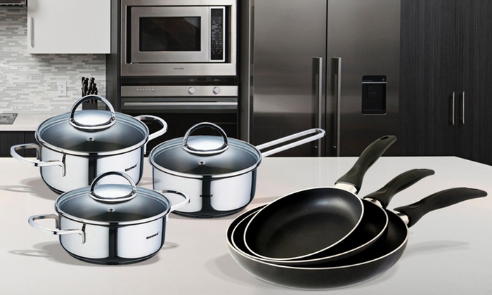 Bergner Nine-piece Cookware Set 