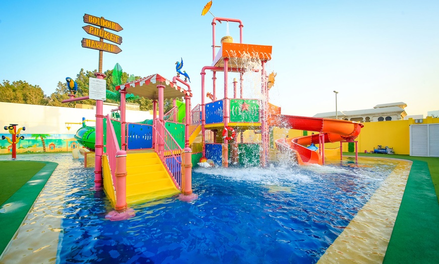 Image 1: Child and Adult Waterpark Entry