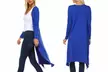 Isaac Liev Everyday Essential Women's Lightweight Extra Long Cardigan. Plus Sizes Available. - Second Medium