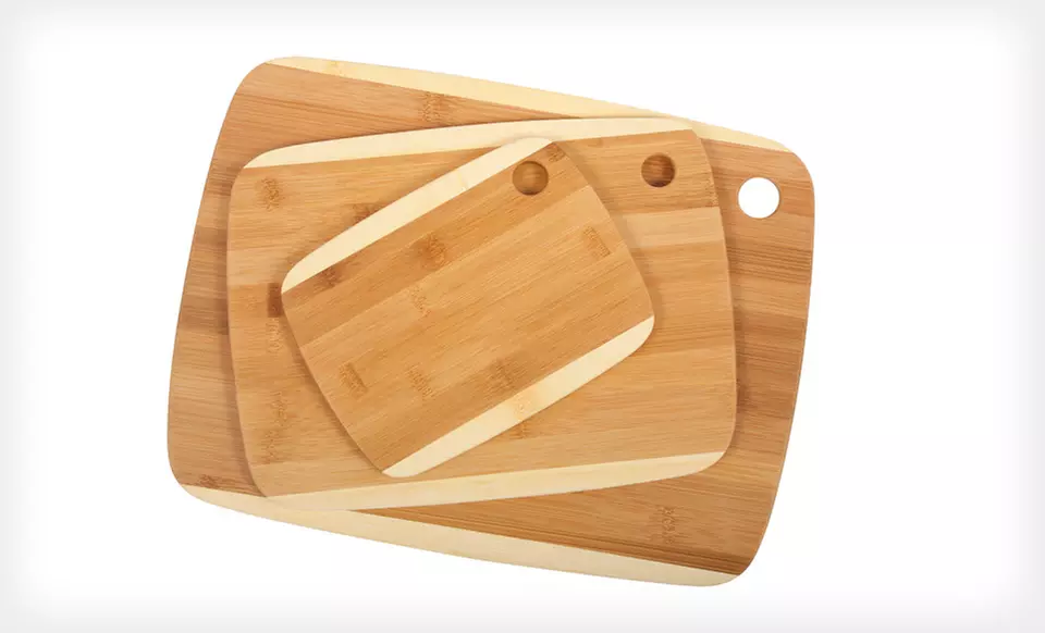 $18 for a Set of Three Core Bamboo Two-Tone Cutting Boards ($42 List Price). Free Shipping. - Second Medium