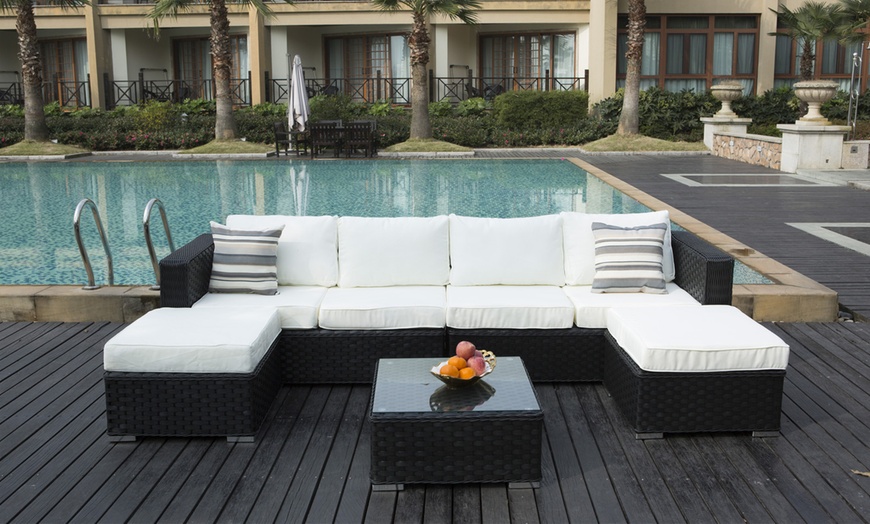 Image 12: Yakoe Papaver Rattan Sofa Sets