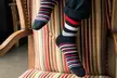 1, 5 oder 10 Paare gestreifte Herren-Socken - Second Medium