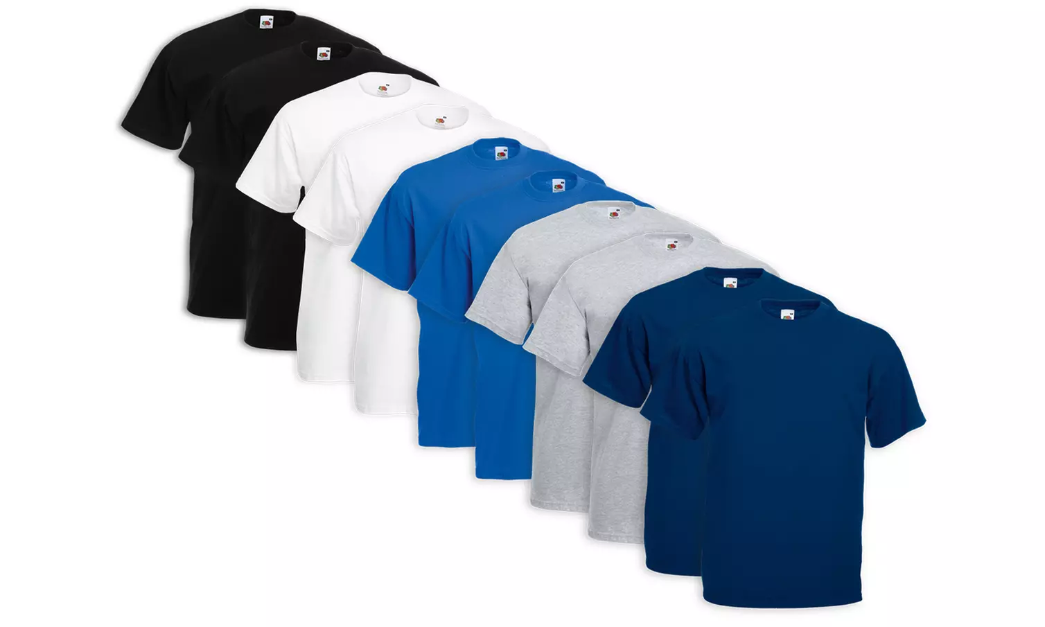 10er-Pack Fruit of the Loom Herren-T-Shirts