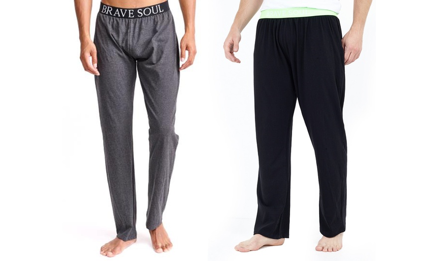 Image 1: Brave Soul Men's Lounge Trousers