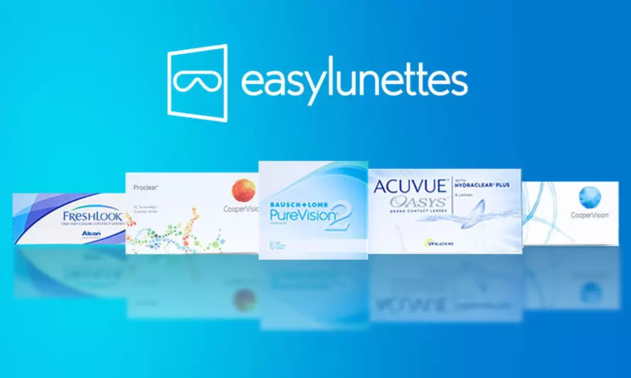 Bon d'achat d'une valeur de 30 € à valoir sur les lentilles sur le site Easylunettes à 15 € - Primary Image