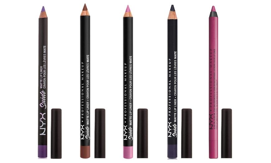 Image 3: Set of Five NYX Lip Liners