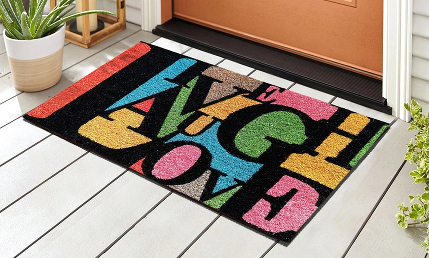 Image 62: Zerbino in cocco con retro antiscivolo