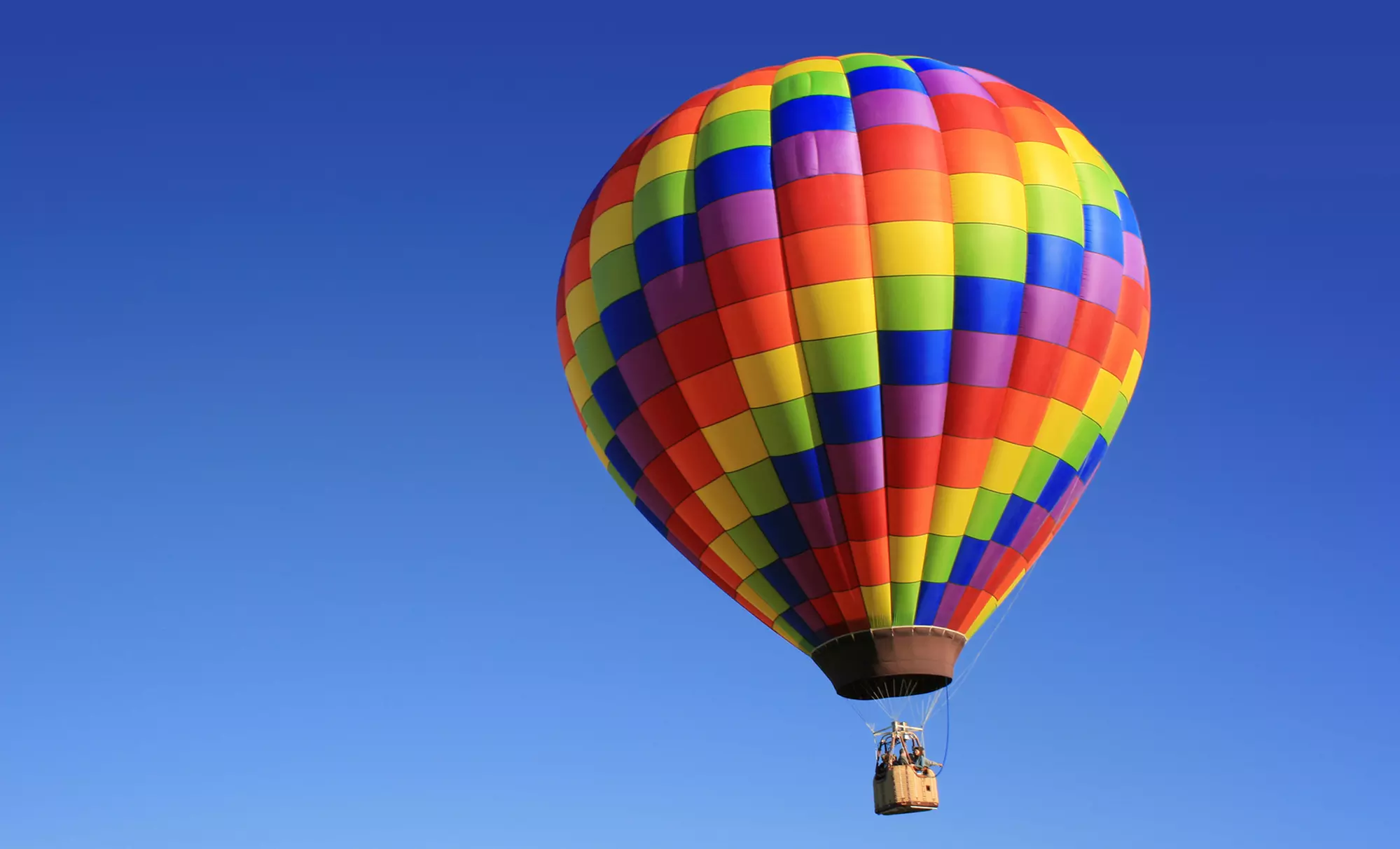 Hot Air Balloon Ride for One or Two with Picnic and Champagne from Sunrise Ballon Flights (Up to 43% Off) - Primary Image