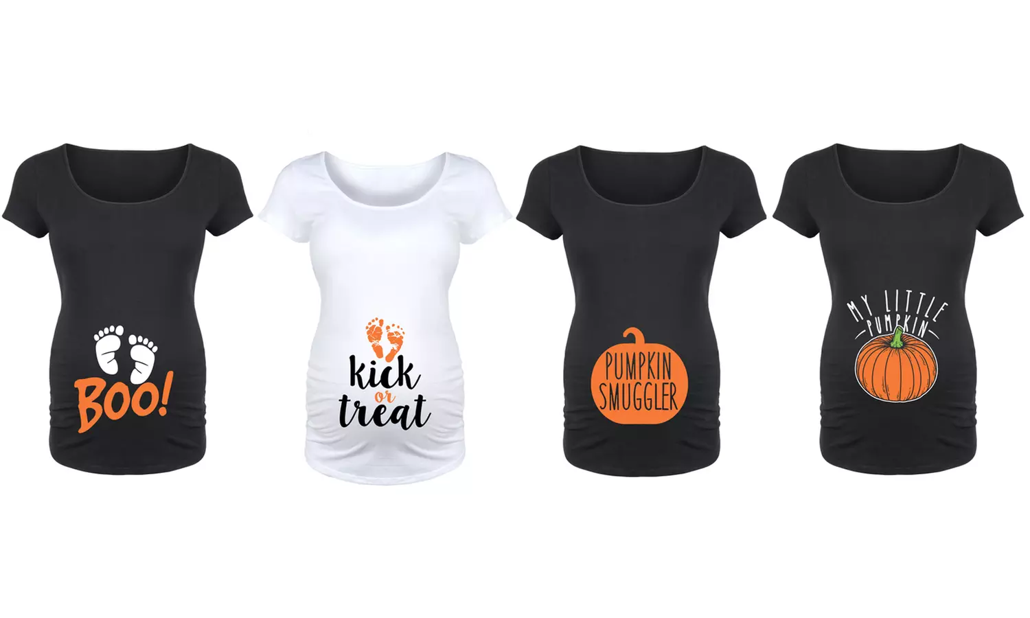 Women's Funny Maternity Halloween Shirt - Primary Image