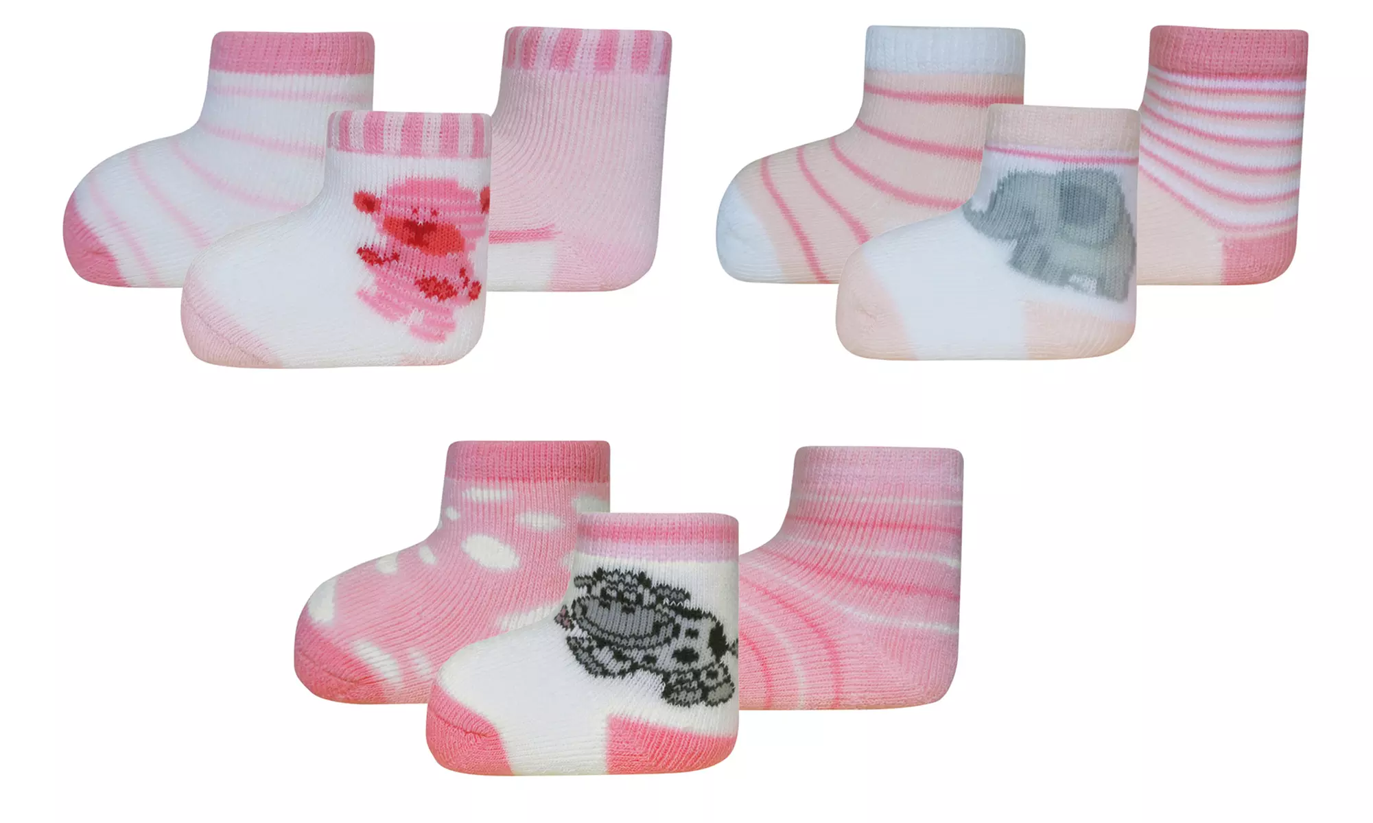 9er-Pack Ewers Erstlingssöckchen mit oder ohne Innenfrottee in der Farbe nach Wahl - Primary Image