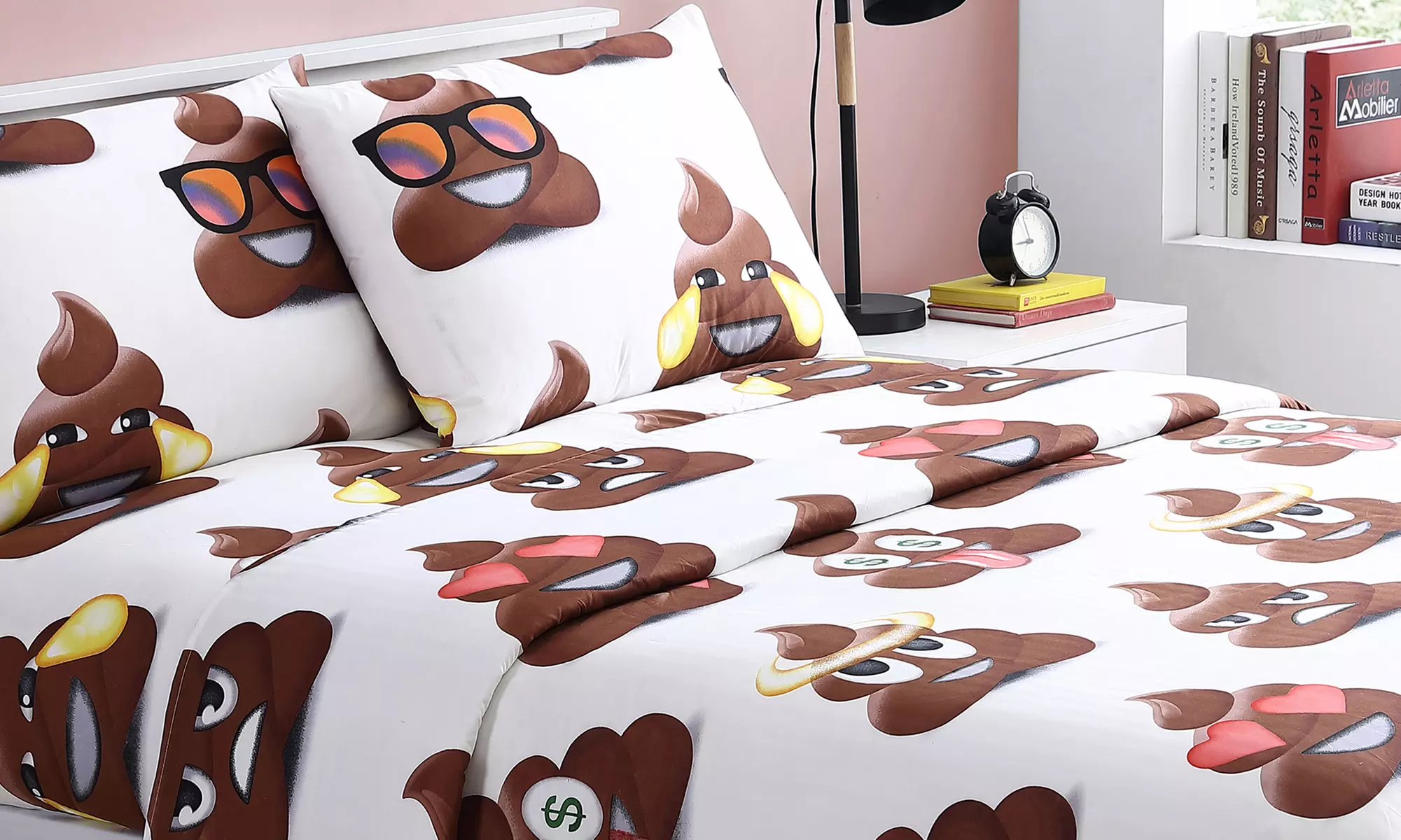 Emoji Collection Microfiber Sheet Set - Primary Image