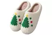 Cute Christmas Slippers for Women Warm Plush House Shoes - Second Medium