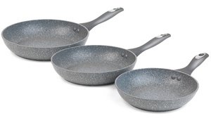  Salter Marble Three Frying Pans 