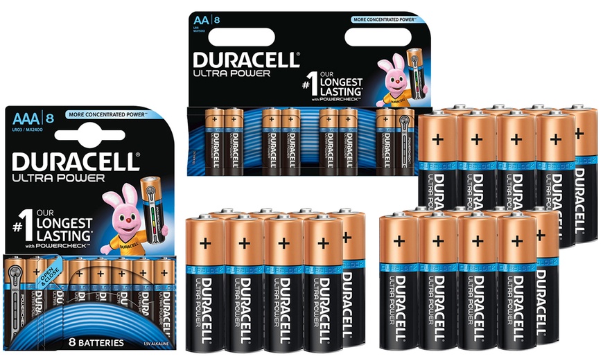 Image 9: 1 à 5 lots de 8 piles Duracell, modèle AA et/ou AAA au choix