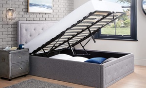 Crystal Ottoman Bed Frame with Optional Mattress