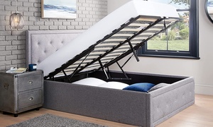 Crystal Ottoman Bed Frame with Optional Mattress