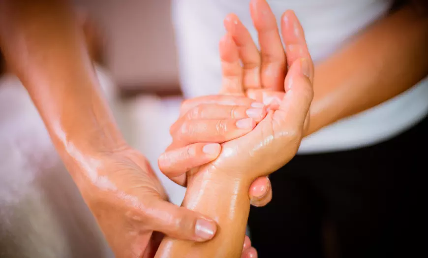 Image 2: Massage Options: 30Min Scalp, 60/75Min HotStone Swedish or 90Min Thai