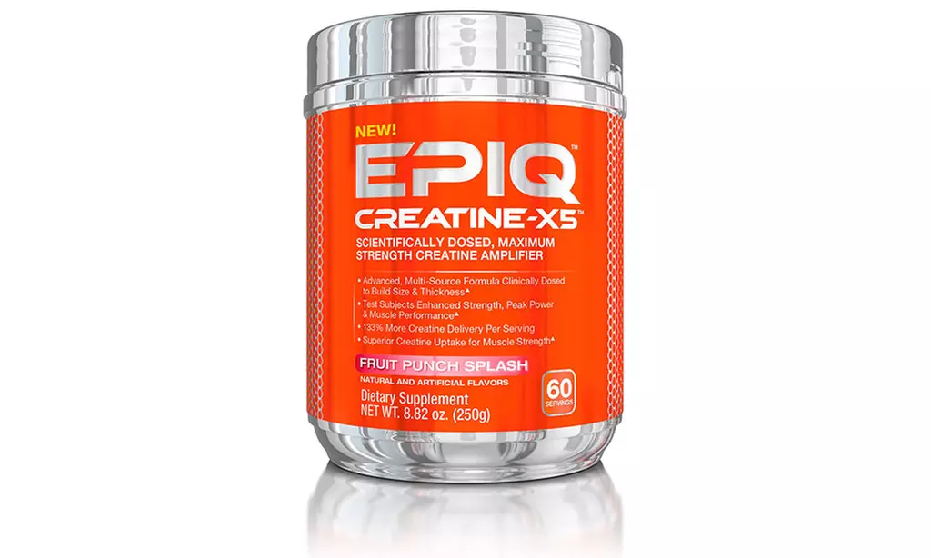 EPIQ Creatine-X5 Fruit Punch Splash (60 Servings) - Primary Image