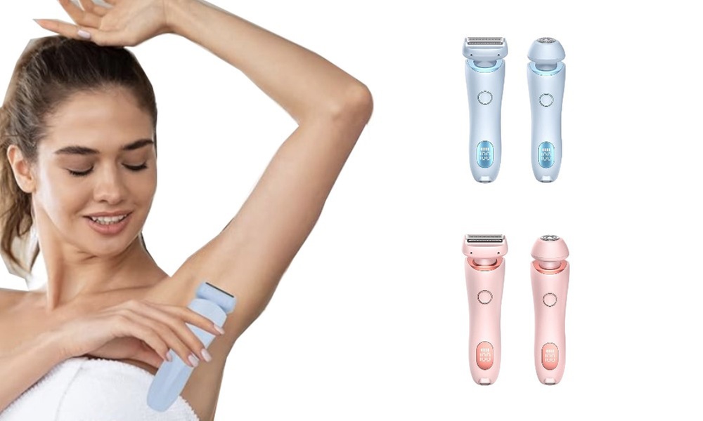 1 o 2 rasoi elettrici ricaricabili 2-in-1