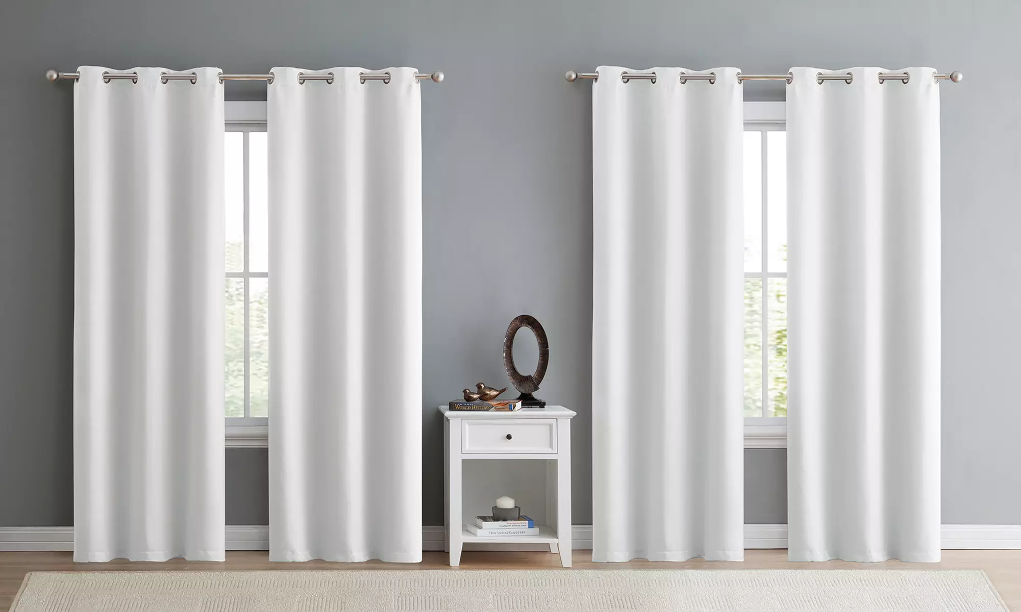 Jordan Triple Weave 152"x84" Blackout Window Curtain Panel (4-Pack) - Primary Image