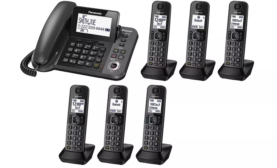 Panasonic Link2Cell Corded/Cordless Combination Landline Phone System with Bluetooth - Second Medium