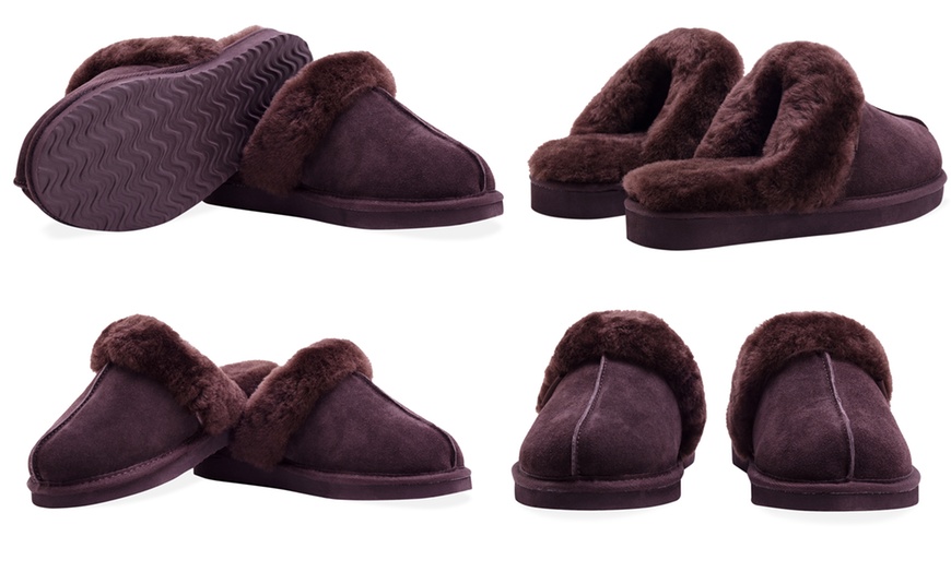 Image 6: Women's Sheepskin-Lined Slippers