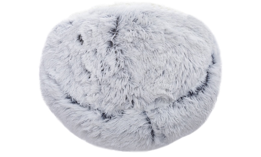 Image 4: Semi-Enclosed Soft Pet Bed