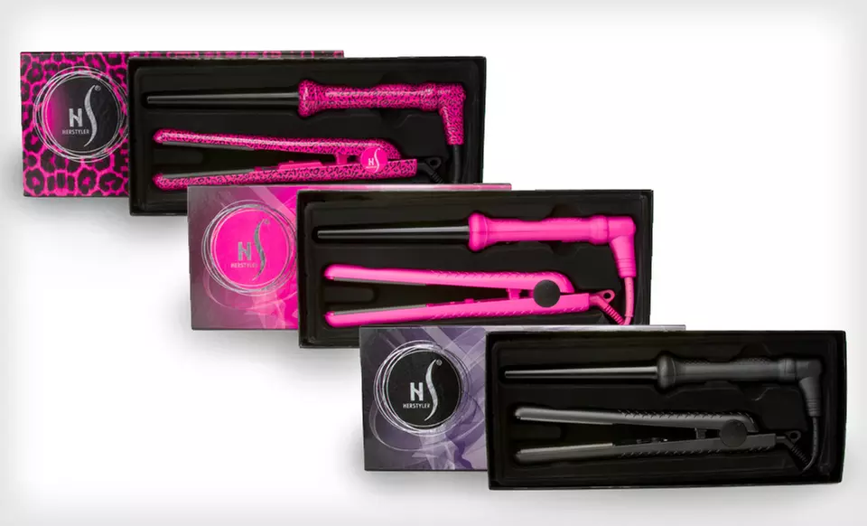 $49 for a HerStyler Straightener and Curler ($300 List Price). Five Colors Available. Free Shipping and Returns. - Second Medium