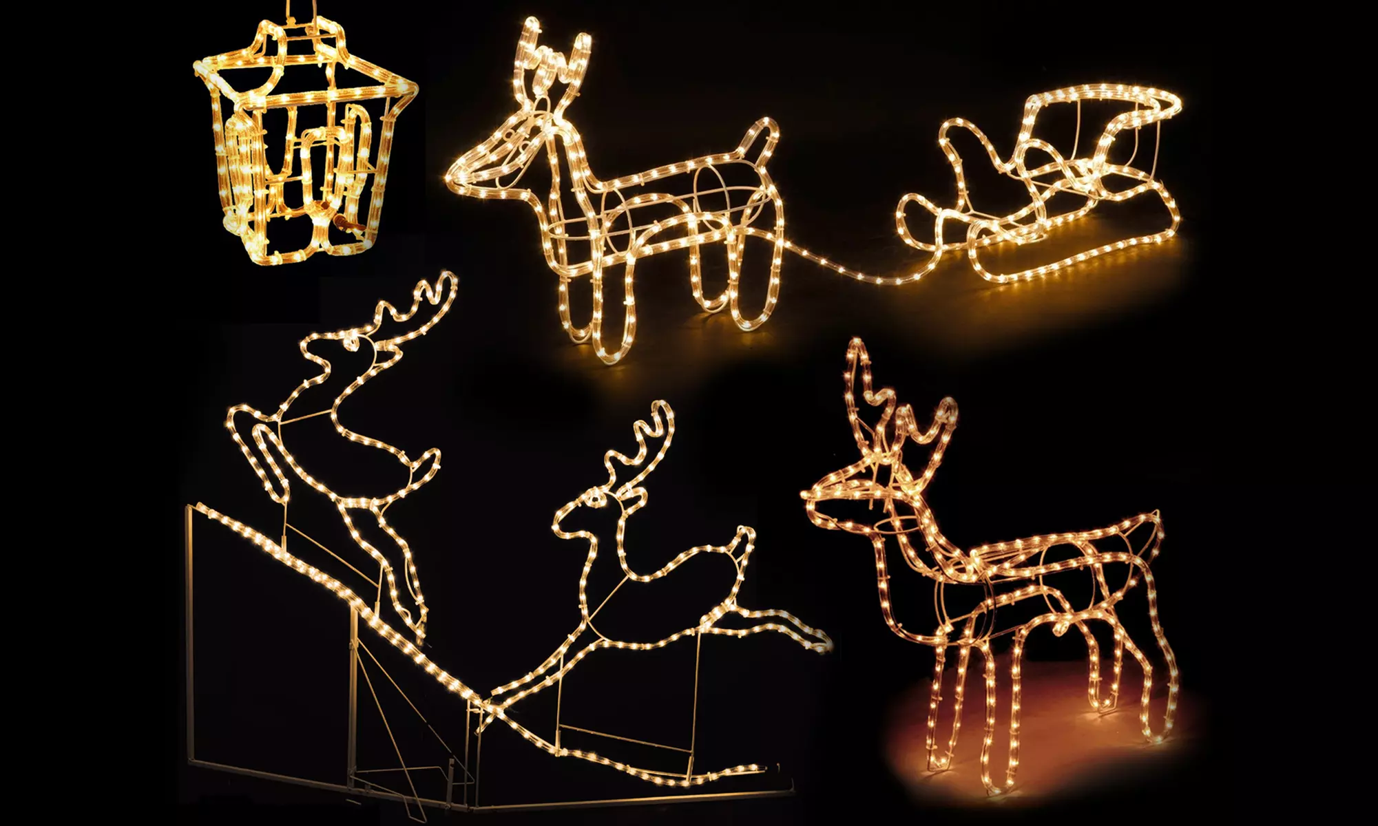Indoor and Outdoor Christmas LED Decorations - Primary Image