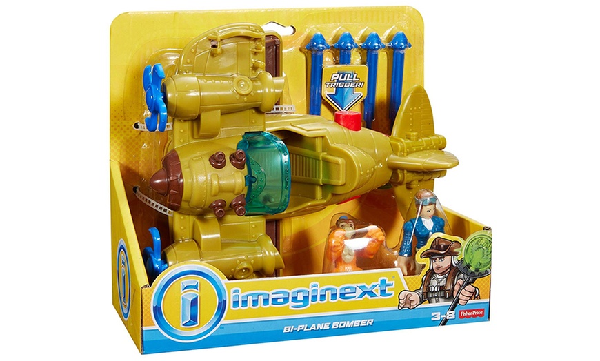 Image 13: Fisher-Price Imaginext Plane Toy