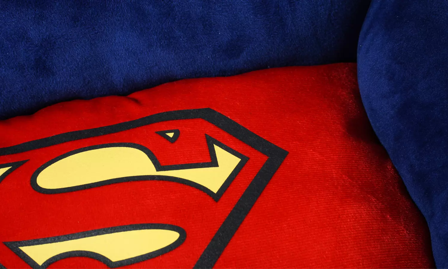 DC Comics Batman and Superman Cuddler Dog Bed - Second Medium