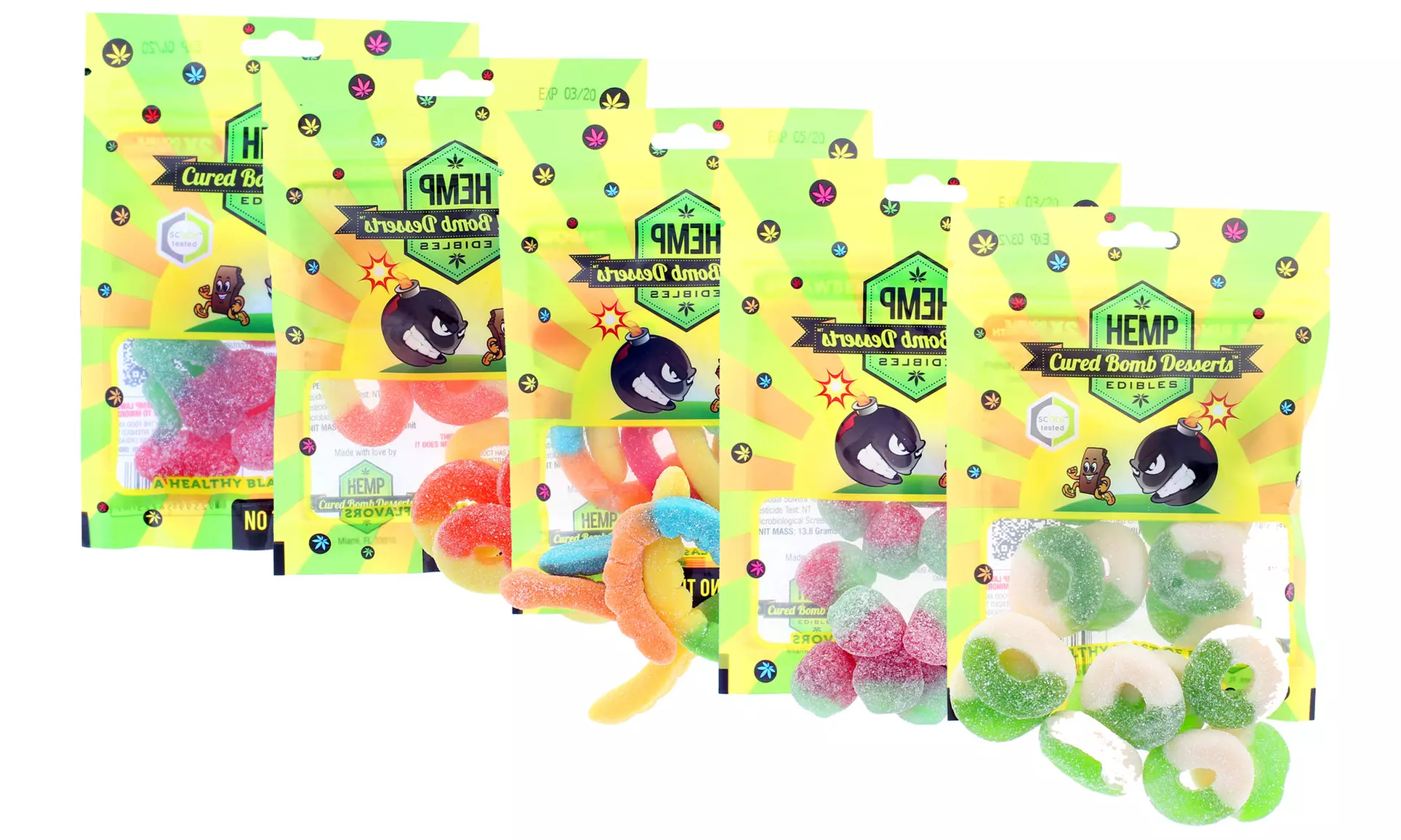 Cured Bomb Desserts 2x Strength 41mg CBD Gummies - Primary Image