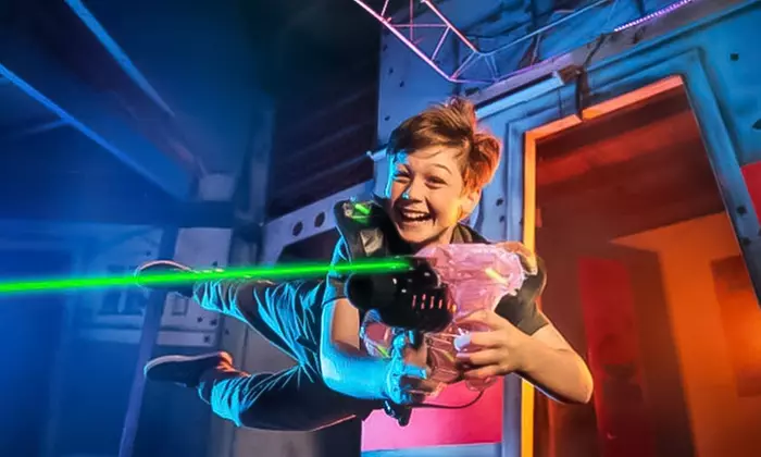 Laser-Tag or VR Games at Q-ZAR Laser Tag and Virtual Reality Center (Up to 48% Off). 10 Options Available. - Primary Image