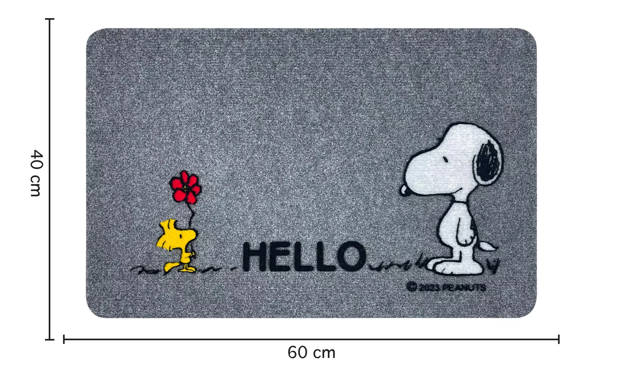 Eingangsmatte mit Snoopy-Motiv
