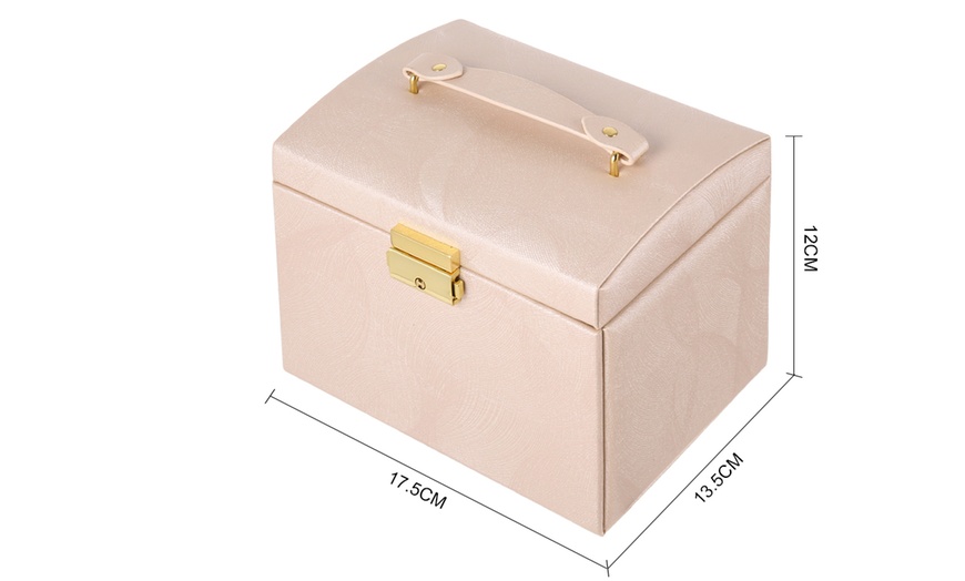 Image 8: Multi-Function Storage Jewellery Box with Drawers