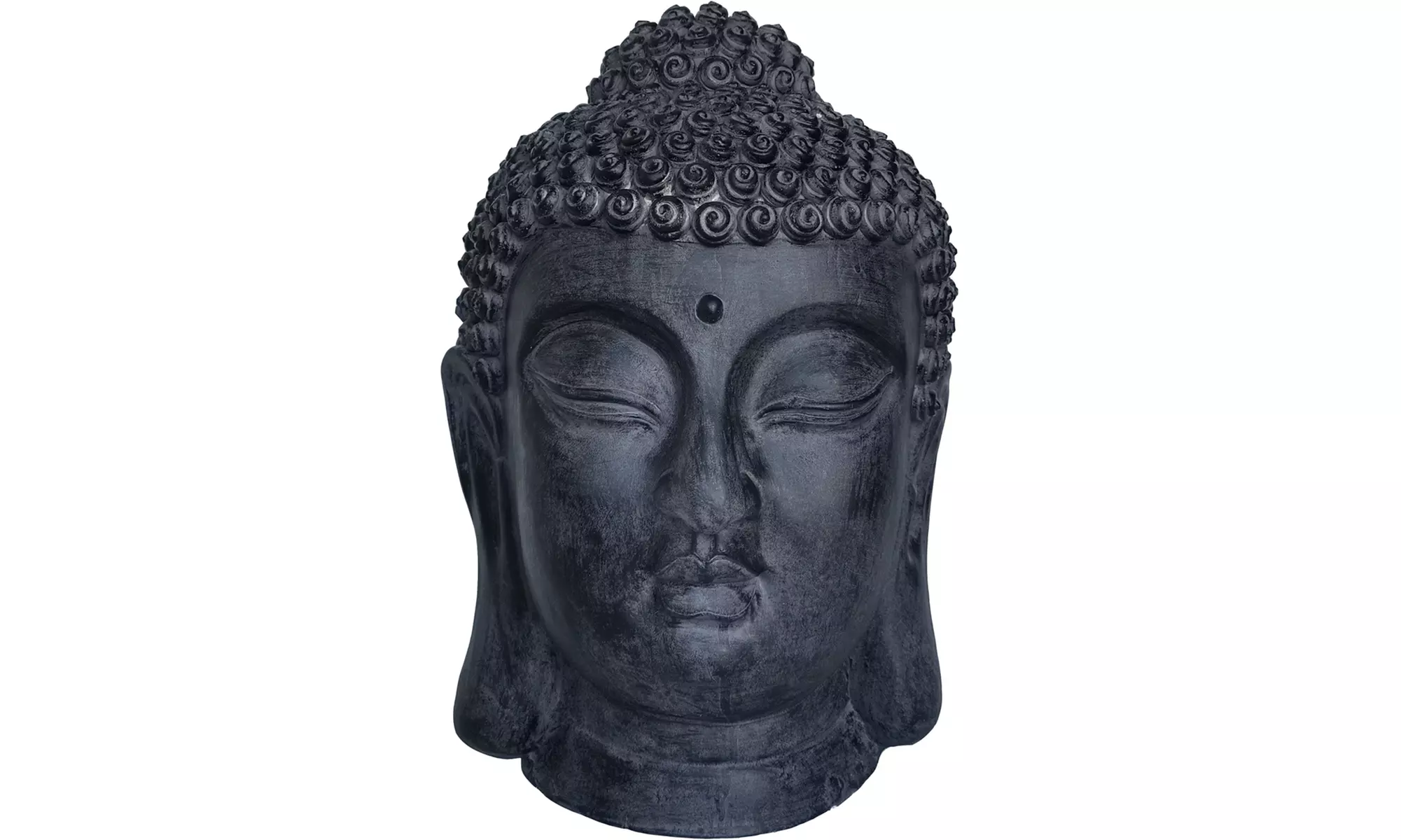 Large Stone Effect Buddha Garden Ornament