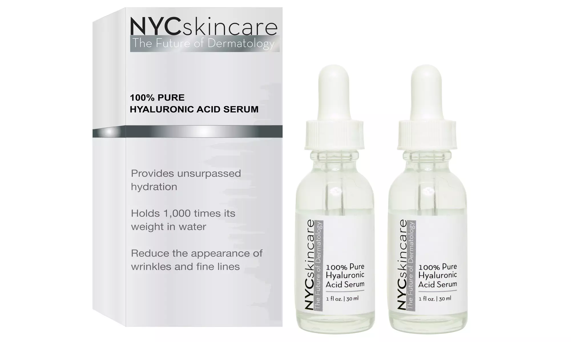 Pure 100% Hyaluronic Acid Serum (1pack or 2pack) - Primary Image