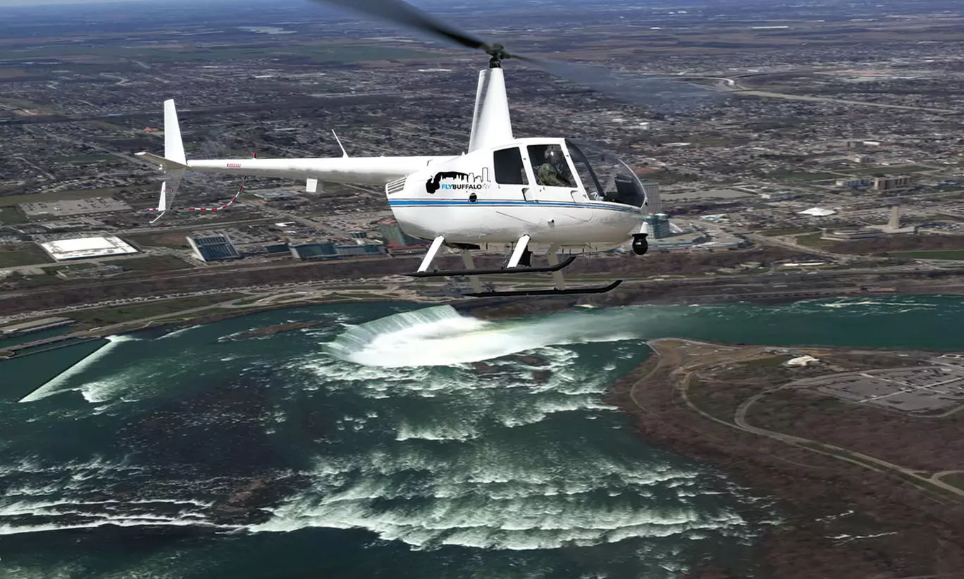 Roaring Niagara Falls Helicopter Tour for Two or Four by Fly Buffalo NY (Up to 47% Off) - Second Medium