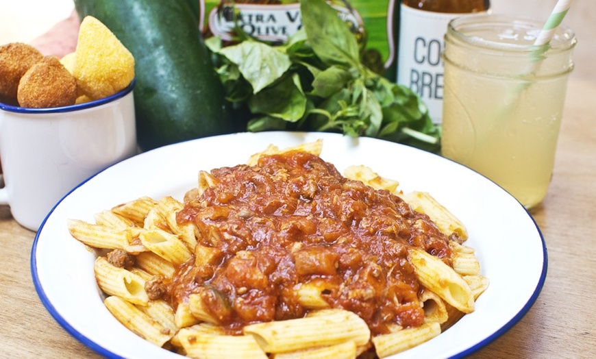 Image 5: Two-Course Pasta Meal with Drink