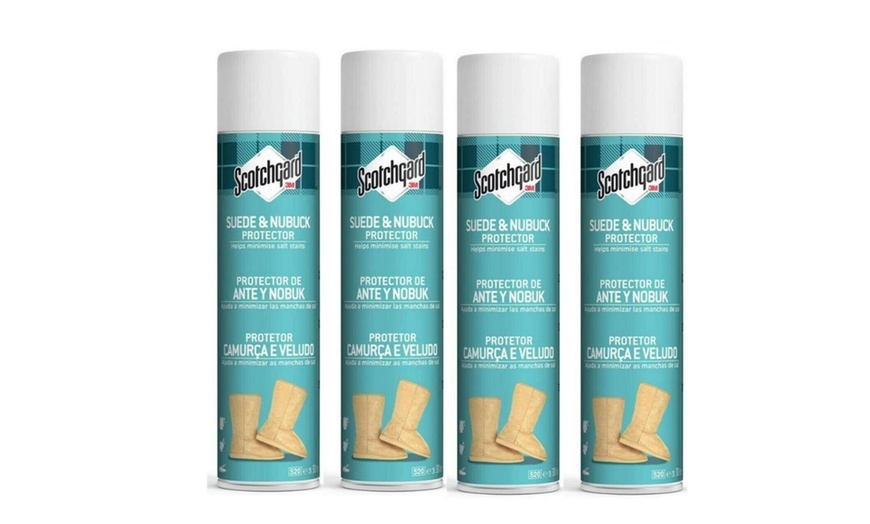 Image 2: Two-, Four- or Six-Pack of Scotchgard Suede and Nubuck Protector 300ml