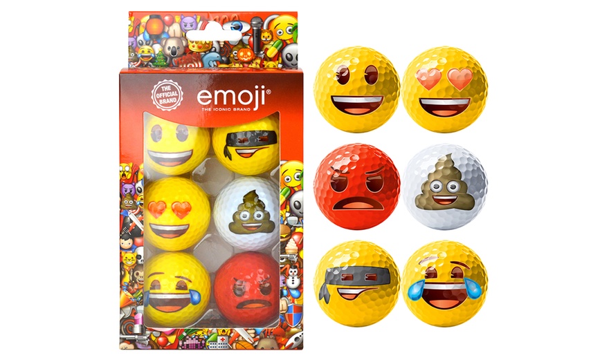 Image 1: Emoji Golf Bundle Set