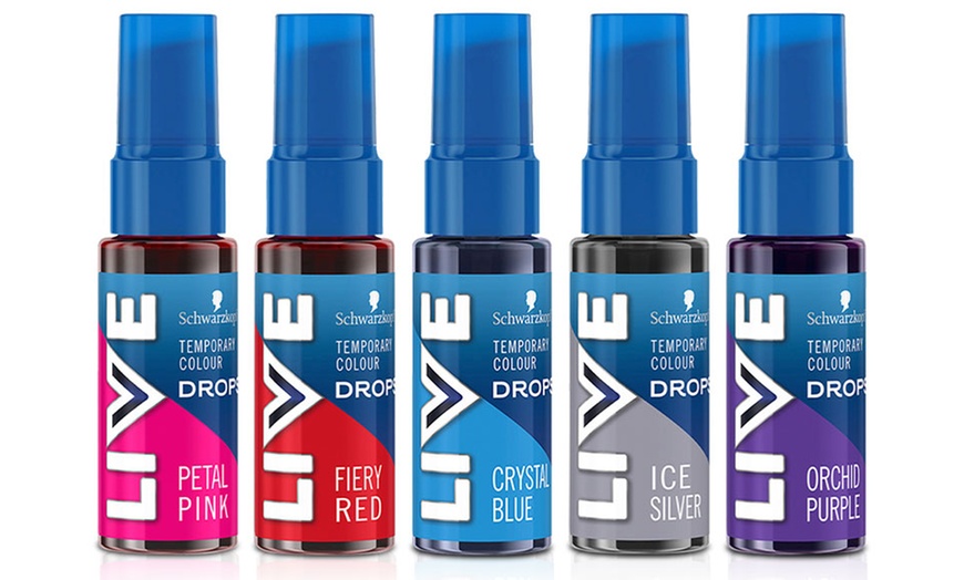 Image 1: 1 or 3 Packs of Schwarzkopf Live Colour Drops Semi-Permanent Hair Dye