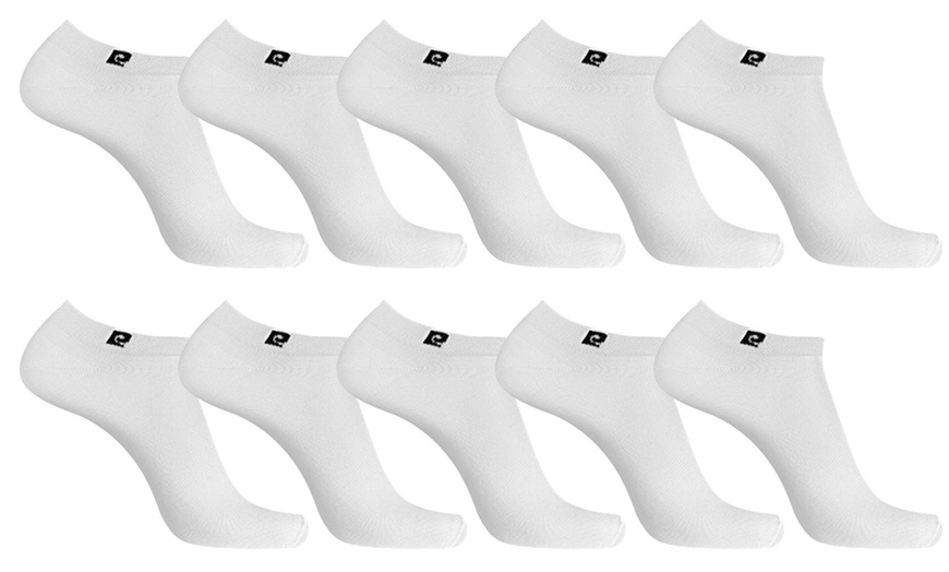 Image 5: Lot de 5 ou 10 chaussettes courtes PIERRE CARDIN homme taille 40/46