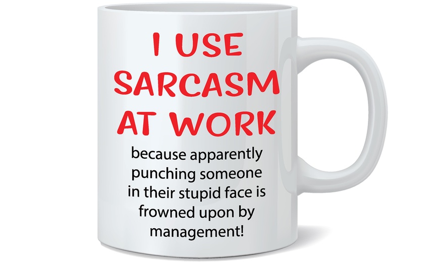 Image 7: One or Two Employee Novelty Mugs