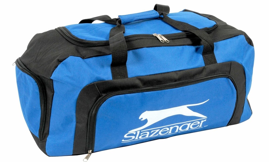 Image 9: Slazenger 55L Large Sports Gym Duffel Bag