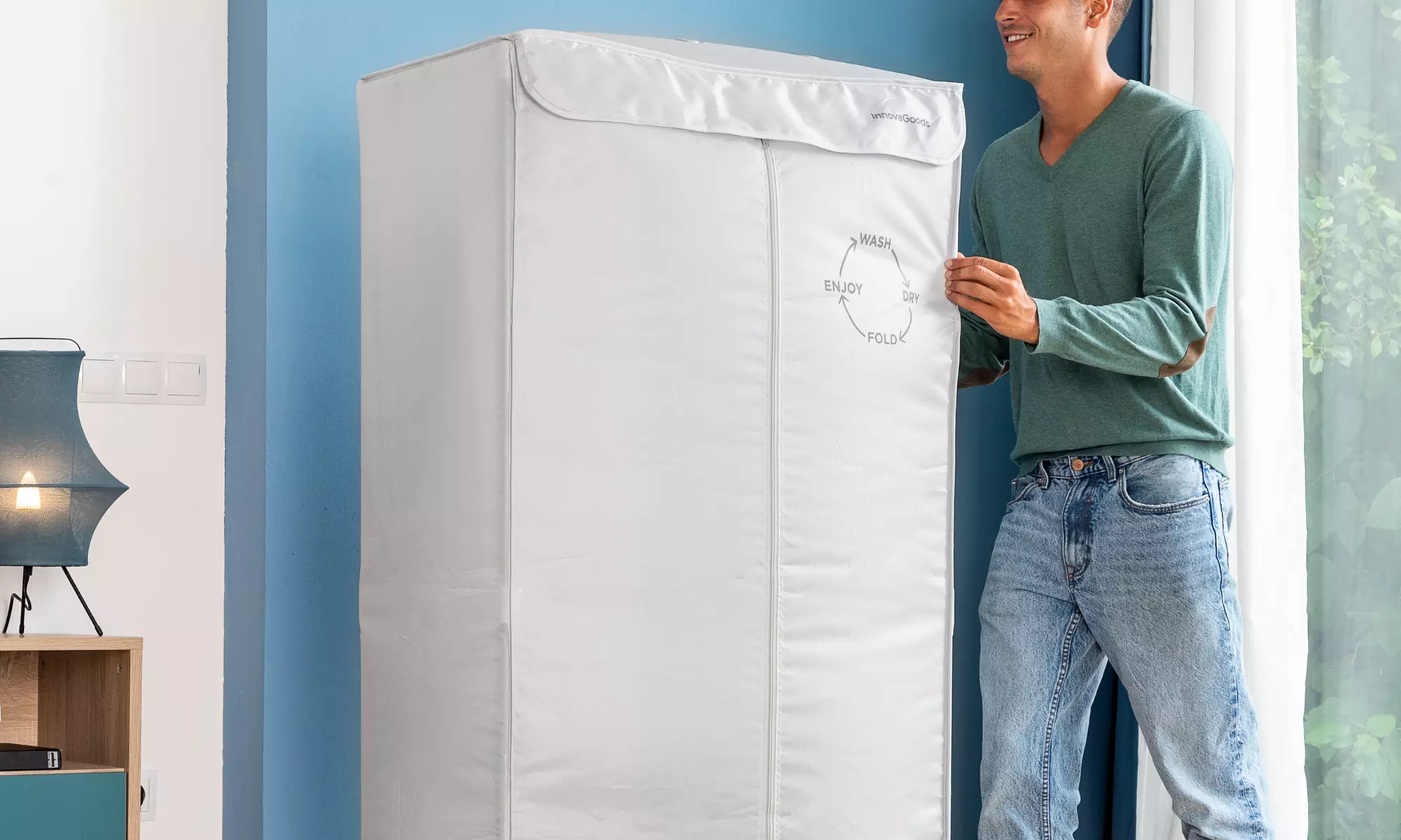 Séchoir électrique portable "Dupledry" InnovaGoods 1200 W