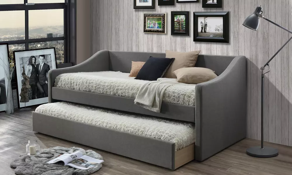 Barnstorm Upholstered Daybed with Guest Trundle Bed - Primary Image