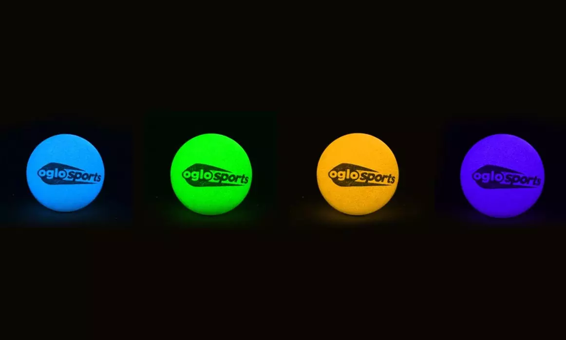 Oglo Glow-in-the-Dark Mega Bounce Balls (4-Pack) - Second Medium