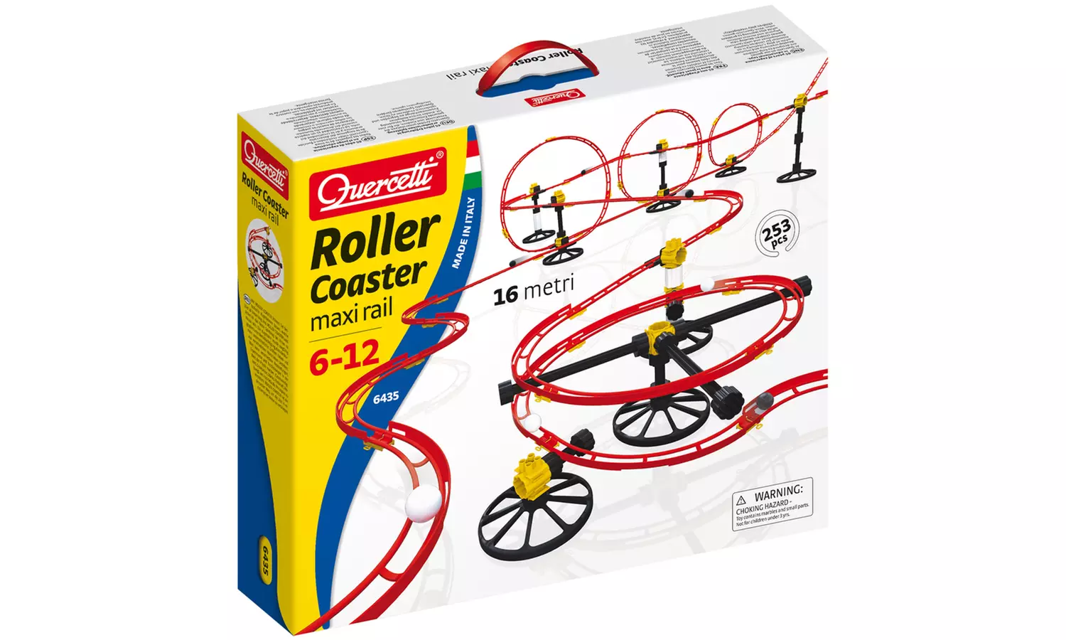 Jeu de construction Roller Coaster de Quercetti® 253 pièces - Primary Image