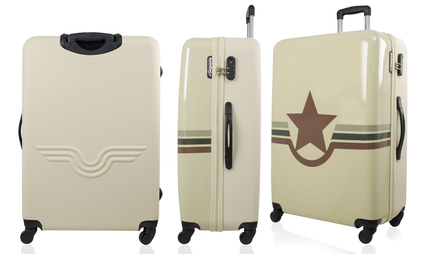 Image 9: Set of Three Trolley Suitcases